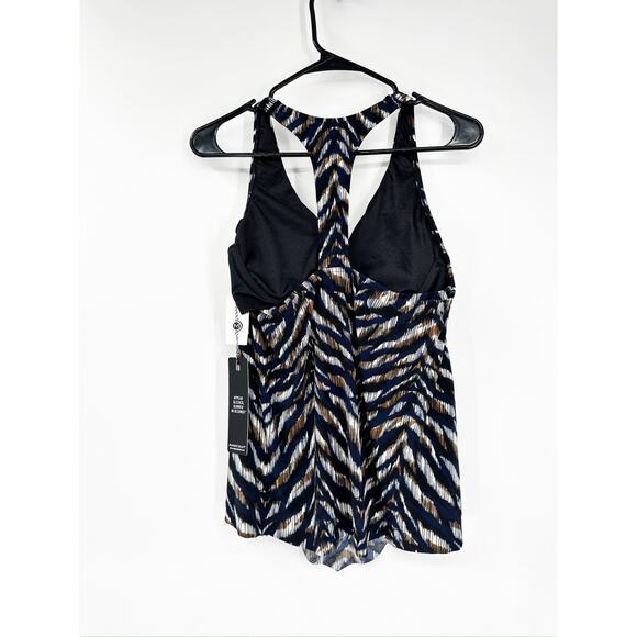 Magicsuit Taylor Printed Tankini Swimsuit Top in Neutral Territory Size 16 NWT - Picture 4 of 8